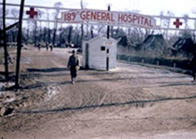 Entrance to the 189th Lison, Calvados, France