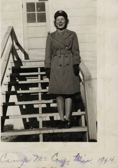 Lt. Jeanne Frost Camp McCoy Wis 1944