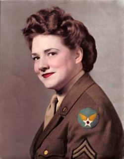 Frances Ella McCarthy McInturff in uniform