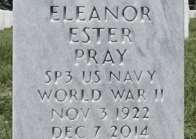 Eleanor Ester Lucero Pray gravestone