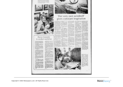 Marguerite Jean Betty Martin newspaper article