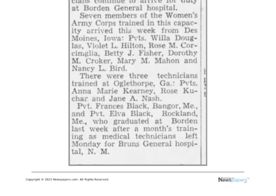 newspaper clipping Anna Marie Kearney Weaver