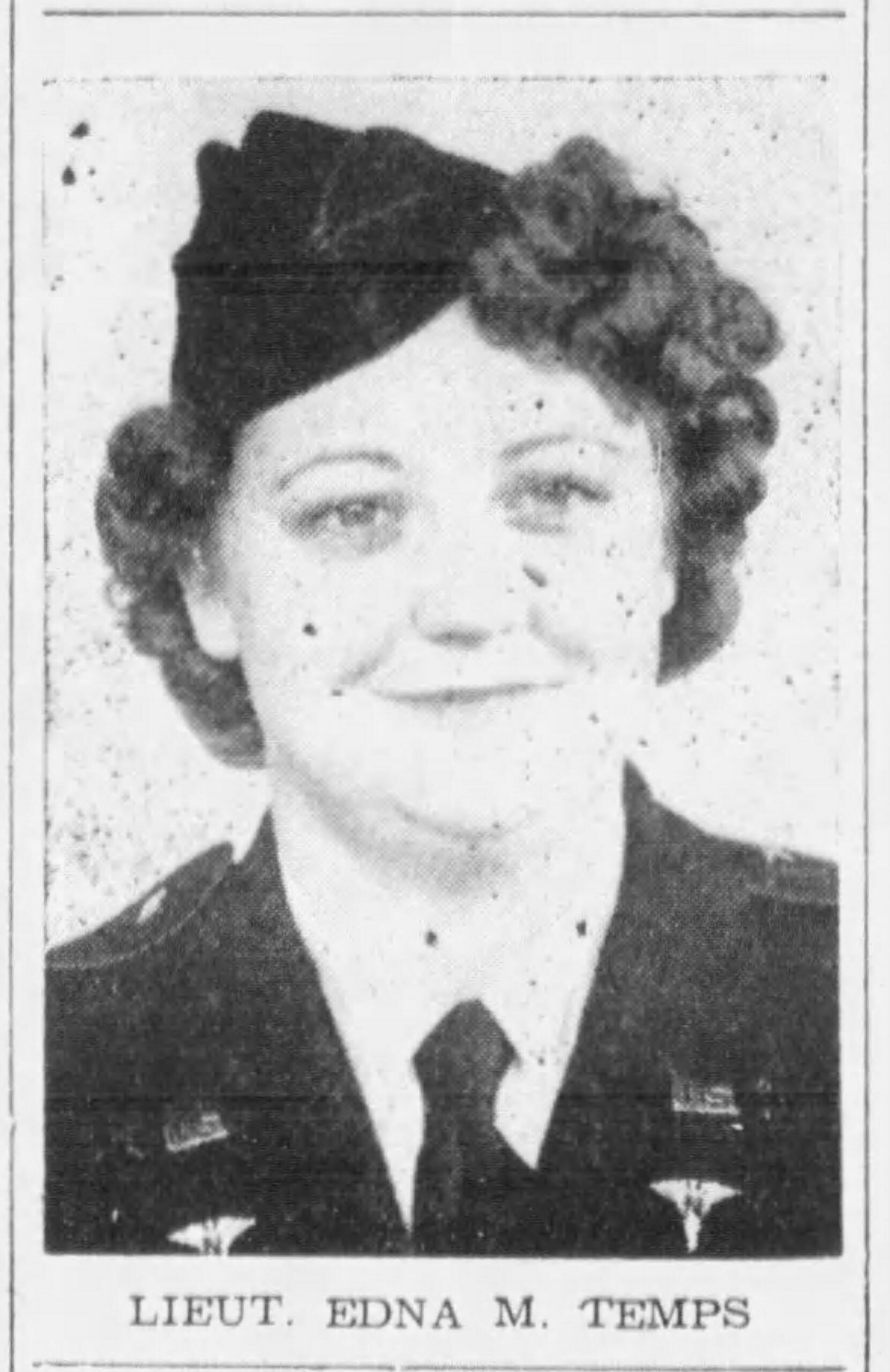 Wallinger, Edna Marie Temps in uniform