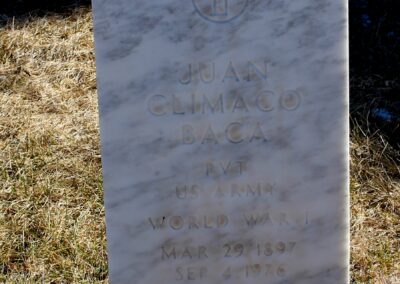 Juan Climaco Baca gravestone