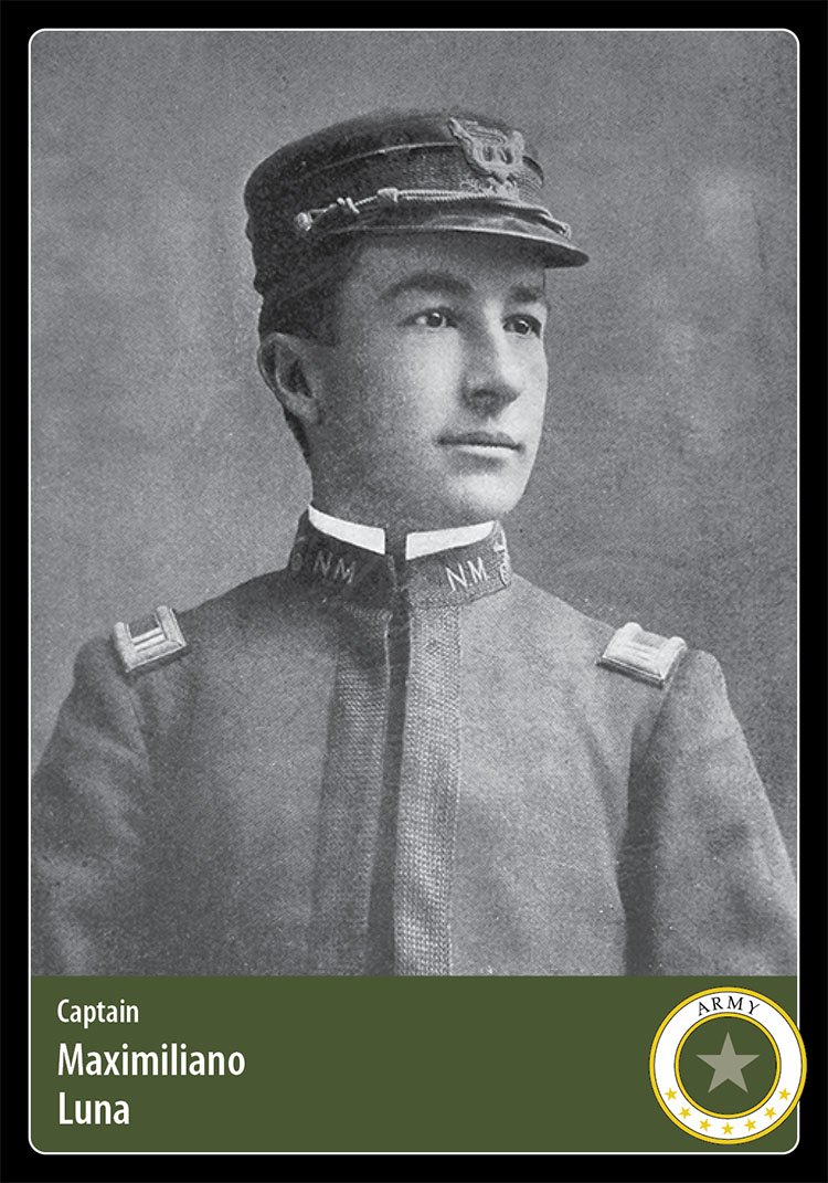 Maximiliano Luna in uniform