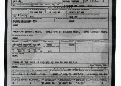 Cook, Maria Elena enlisted record