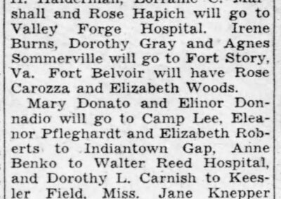 Flora Gallagher newspaper clipping