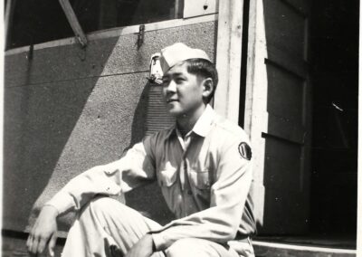 Hiroshi Miyamura in uniform.