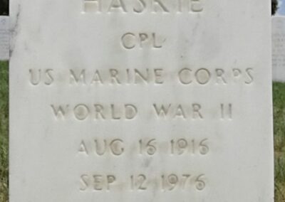 Ross Haskie gravestone